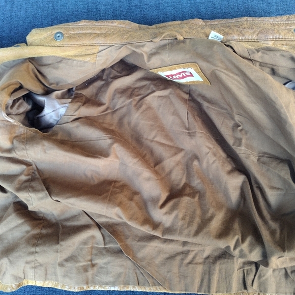 Vintage Women’s Leather Levi’s Motorcycle Jacket Size XS FLAWS See All Pics - Picture 10 of 16